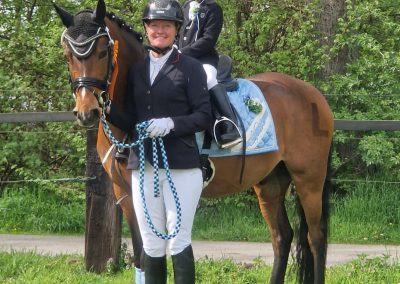 Johanna Ulmker auf Lucky mit Mama Christiane in Altenrheine